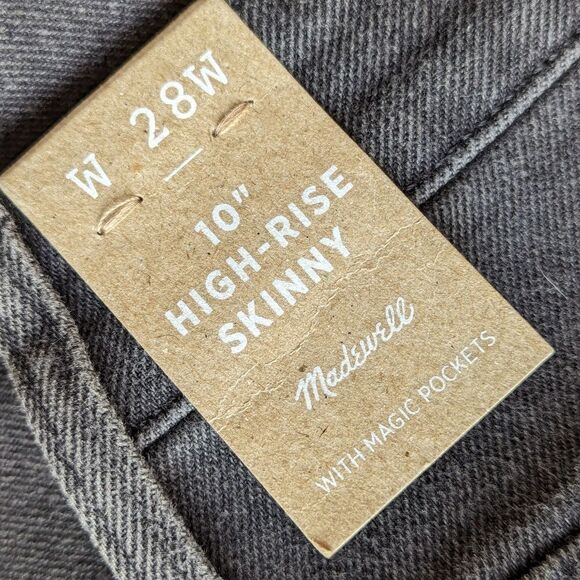 Madewell Plus High-Rise Skinny Jeans in Starkey Wash Sz 28 W NWT MD545 - Picture 11 of 13